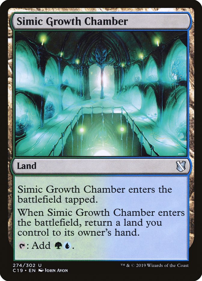 Simic Growth Chamber [Commander 2019] | Clutch Gaming