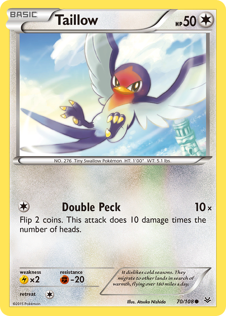 Taillow (70/108) [XY: Roaring Skies] | Clutch Gaming