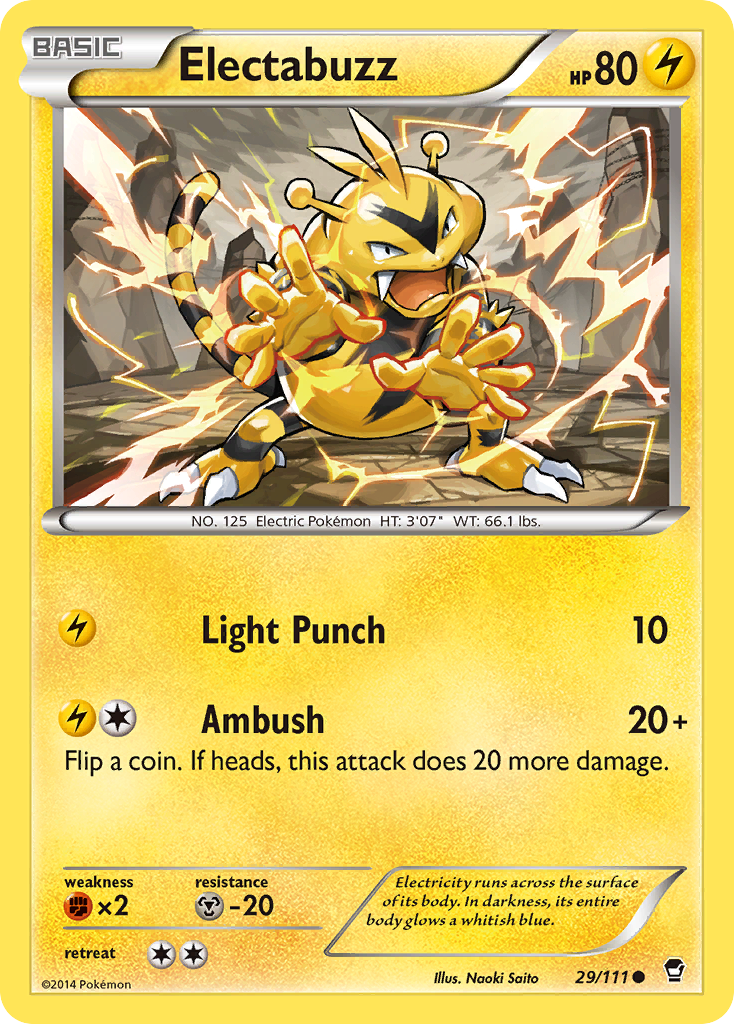 Electabuzz (29/111) [XY: Furious Fists] | Clutch Gaming