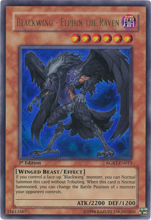 Blackwing - Elphin the Raven [RGBT-EN013] Ultra Rare | Clutch Gaming