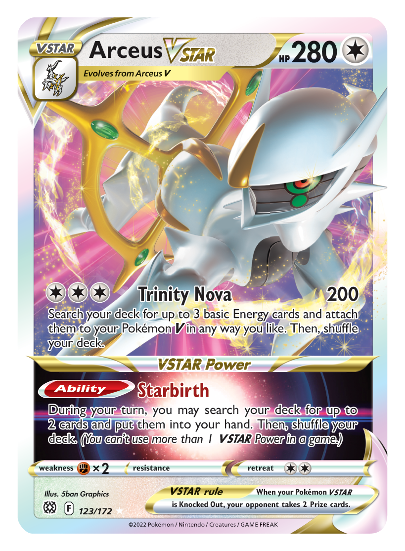 Arceus VSTAR (123/172) [Sword & Shield: Brilliant Stars] | Clutch Gaming