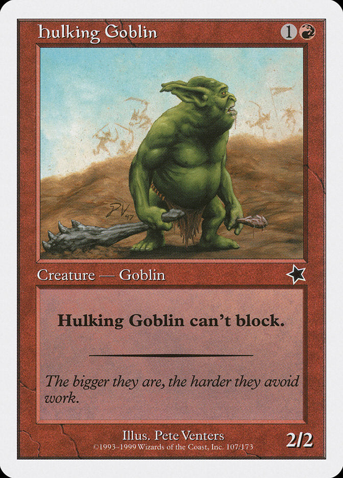 Hulking Goblin [Starter 1999] | Clutch Gaming