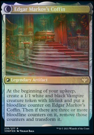 Edgar, Charmed Groom // Edgar Markov's Coffin [Innistrad: Crimson Vow Prerelease Promos] | Clutch Gaming