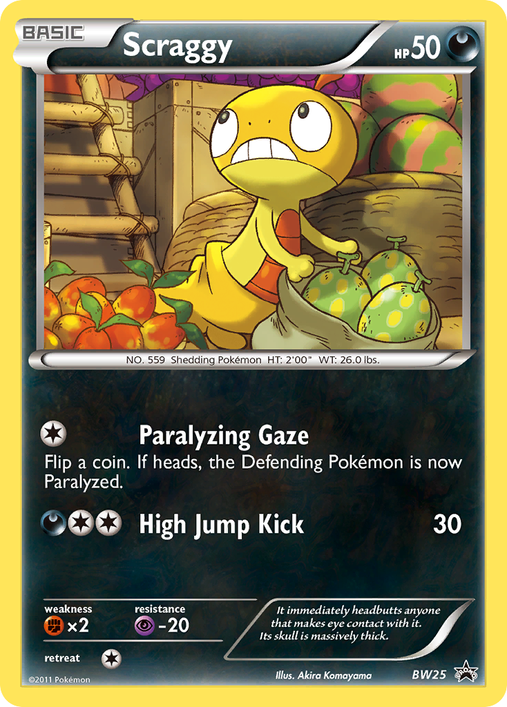 Scraggy (BW25) [Black & White: Black Star Promos] | Clutch Gaming