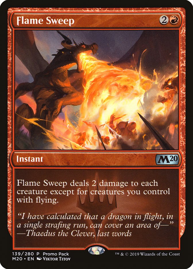 Flame Sweep (Promo Pack) [Core Set 2020 Promos] | Clutch Gaming