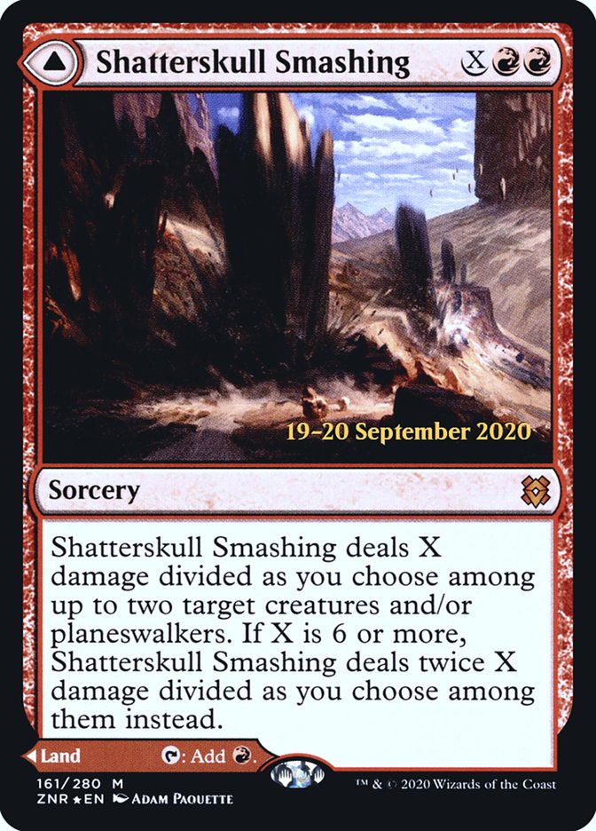 Shatterskull Smashing // Shatterskull, the Hammer Pass [Zendikar Rising Prerelease Promos] | Clutch Gaming