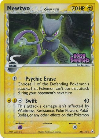 Mewtwo (24/110) (Delta Species) (Stamped) [EX: Holon Phantoms] | Clutch Gaming