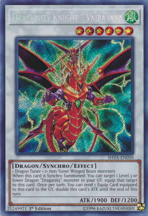 Dragunity Knight - Vajrayana [SHVA-EN050] Secret Rare | Clutch Gaming