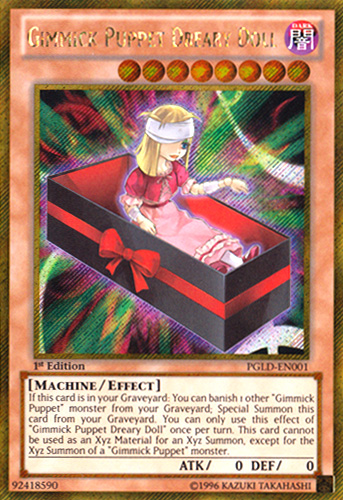 Gimmick Puppet Dreary Doll [PGLD-EN001] Gold Secret Rare | Clutch Gaming