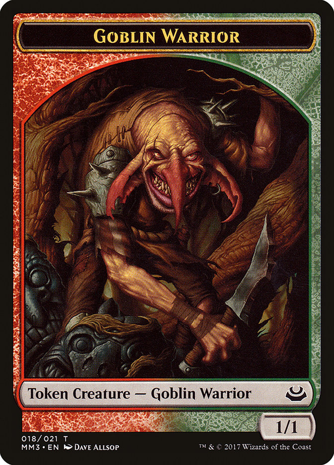 Goblin Warrior Token [Modern Masters 2017 Tokens] | Clutch Gaming