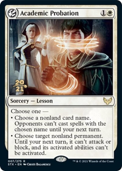 Academic Probation [Strixhaven: School of Mages Prerelease Promos] | Clutch Gaming