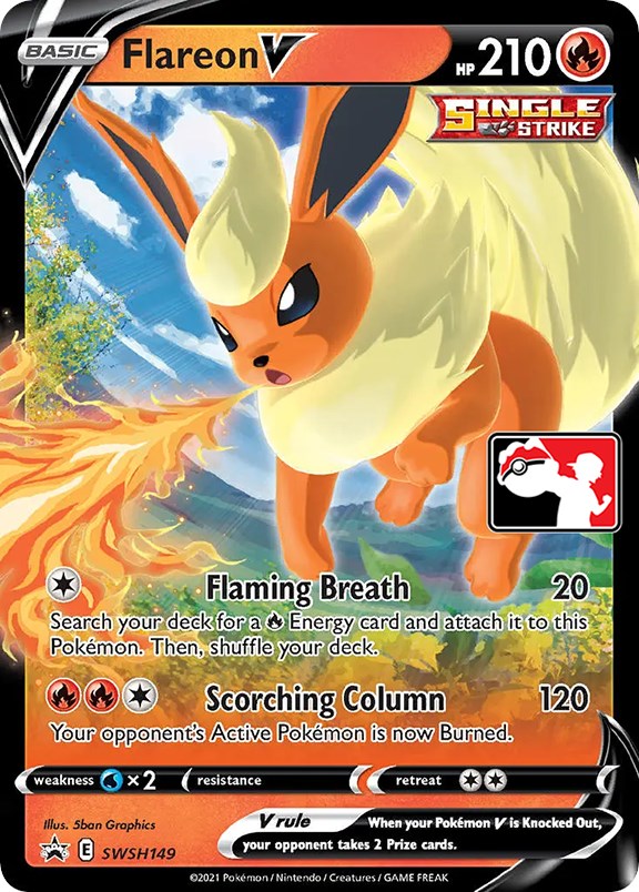 Flareon V (SWSH149) [Prize Pack Series One] | Clutch Gaming