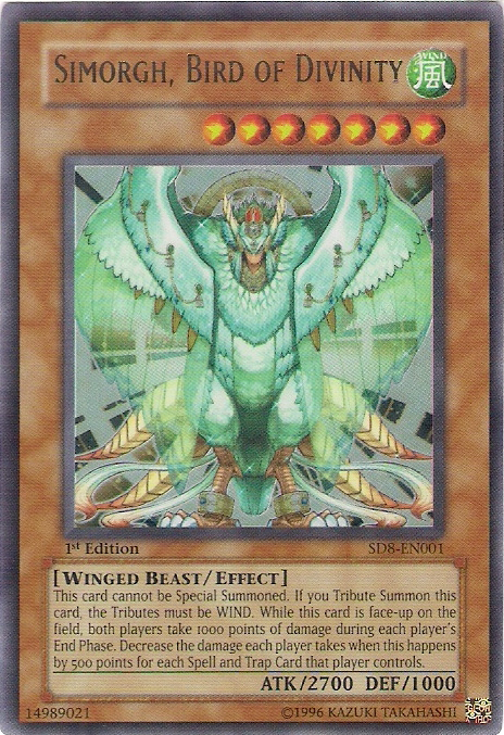 Simorgh, Bird of Divinity [SD8-EN001] Ultra Rare | Clutch Gaming