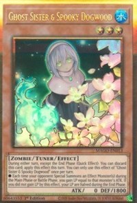 Ghost Sister & Spooky Dogwood (Alternate Art) [MAGO-EN013] Gold Rare | Clutch Gaming