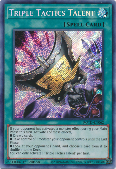 Triple Tactics Talent [ROTD-EN062] Secret Rare | Clutch Gaming