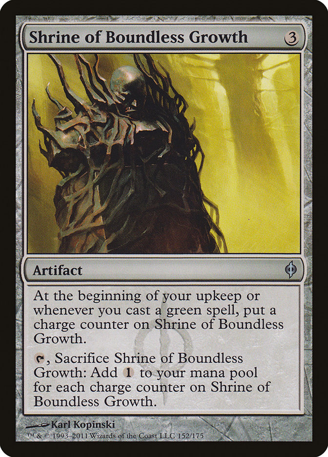 Shrine of Boundless Growth [New Phyrexia] | Clutch Gaming