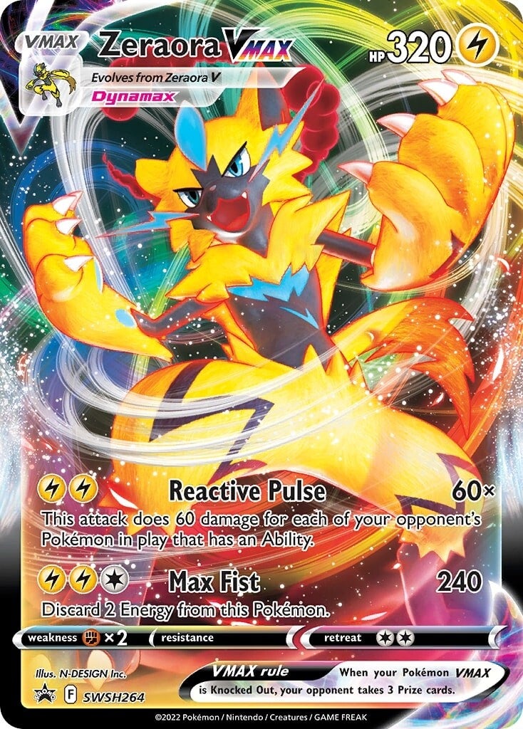 Zeraora VMAX (SWSH264) [Sword & Shield: Black Star Promos] | Clutch Gaming