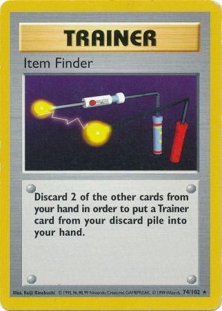 Item Finder (74/102) [Base Set Shadowless Unlimited] | Clutch Gaming