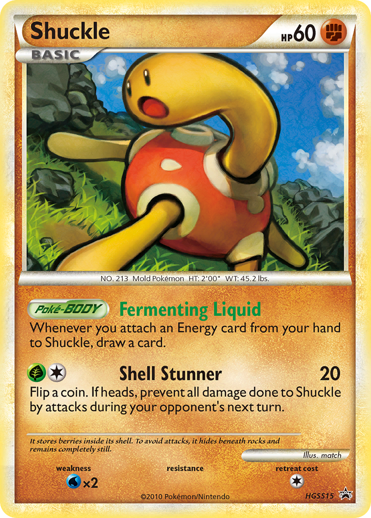 Shuckle (HGSS15) [HeartGold & SoulSilver: Black Star Promos] | Clutch Gaming