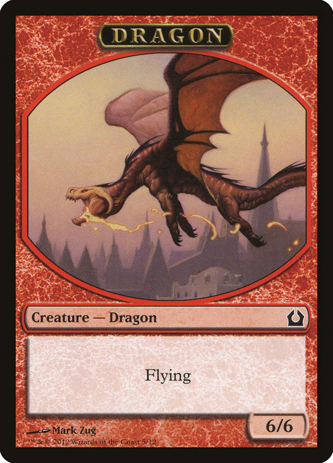 Dragon Token [Return to Ravnica Tokens] | Clutch Gaming