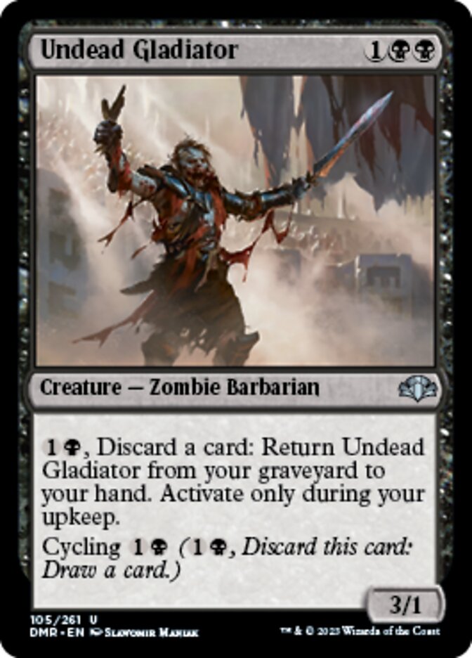 Undead Gladiator [Dominaria Remastered] | Clutch Gaming