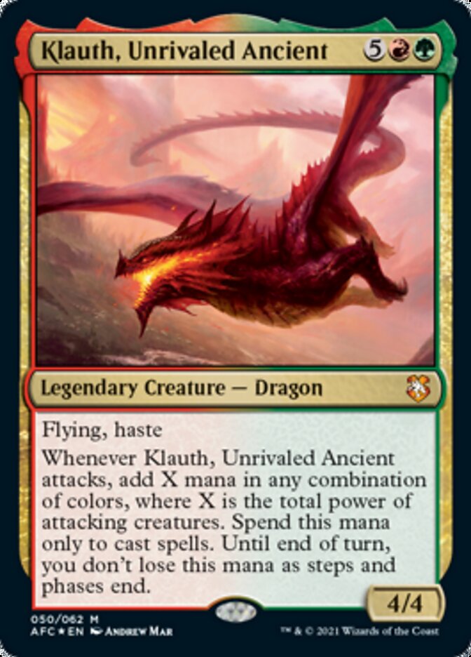 Klauth, Unrivaled Ancient [Dungeons & Dragons: Adventures in the Forgotten Realms Commander] | Clutch Gaming