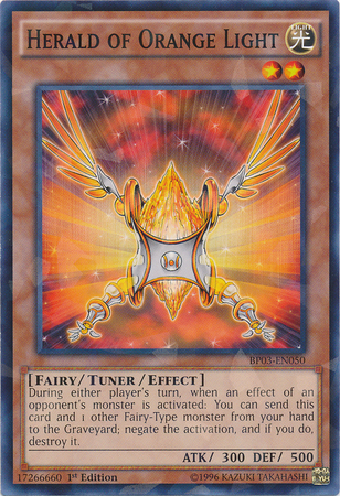 Herald of Orange Light [BP03-EN050] Shatterfoil Rare | Clutch Gaming