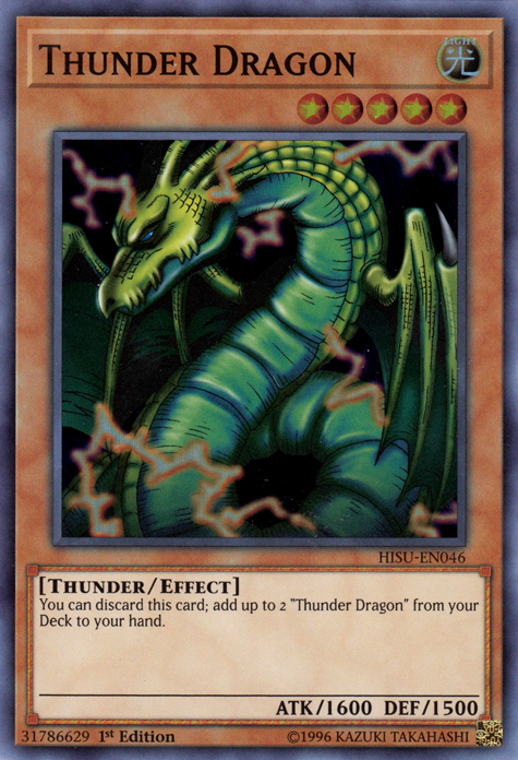 Thunder Dragon [HISU-EN046] Super Rare | Clutch Gaming