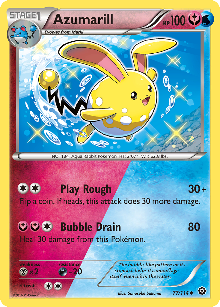 Azumarill (77/114) [XY: Steam Siege] | Clutch Gaming