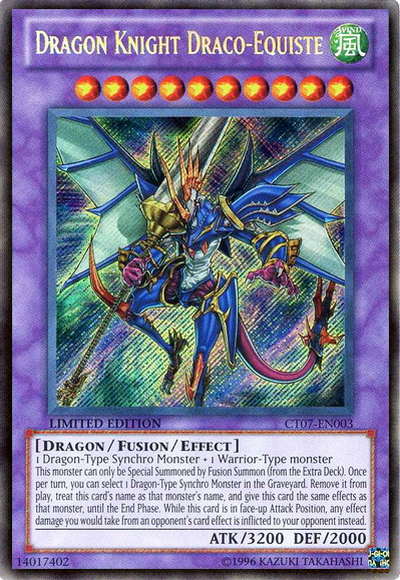 Dragon Knight Draco-Equiste [CT07-EN003] Secret Rare | Clutch Gaming