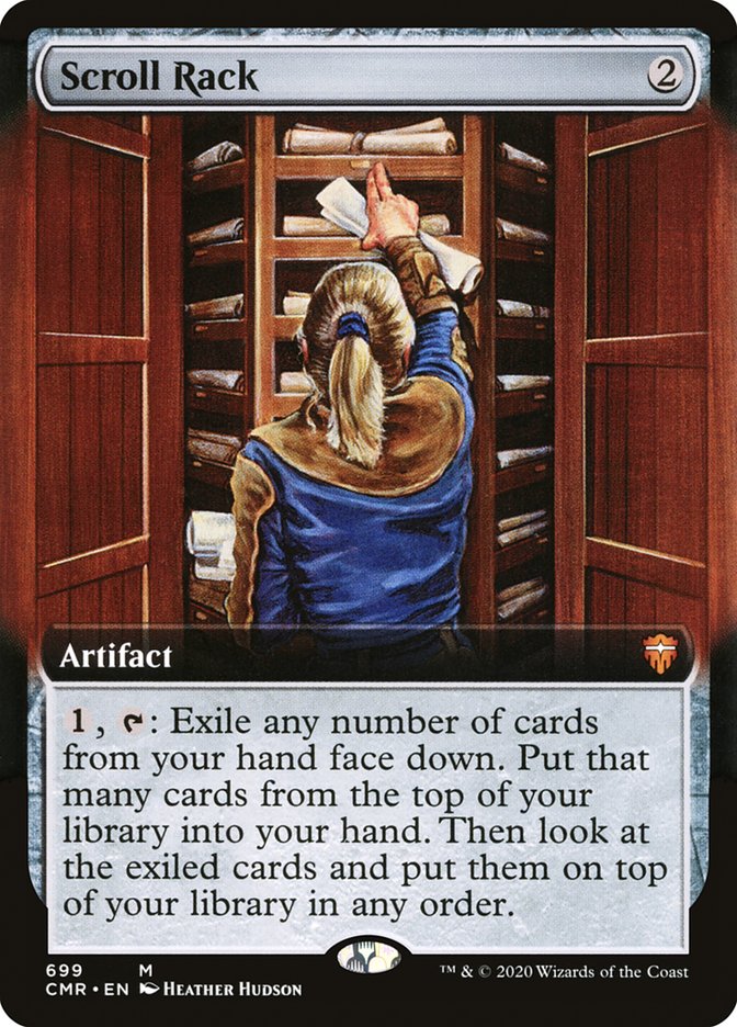 Scroll Rack (Extended Art) [Commander Legends] | Clutch Gaming