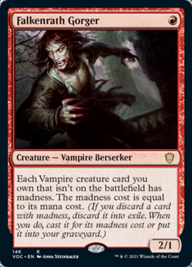 Falkenrath Gorger [Innistrad: Crimson Vow Commander] | Clutch Gaming