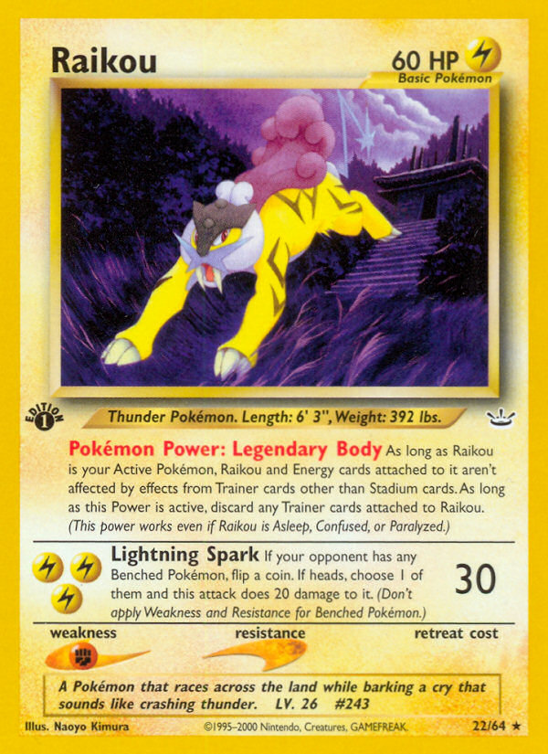 Raikou (22/64) [Neo Revelation 1st Edition] | Clutch Gaming