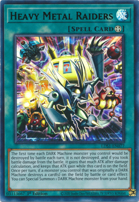 Heavy Metal Raiders (Green) [LDS1-EN077] Ultra Rare | Clutch Gaming