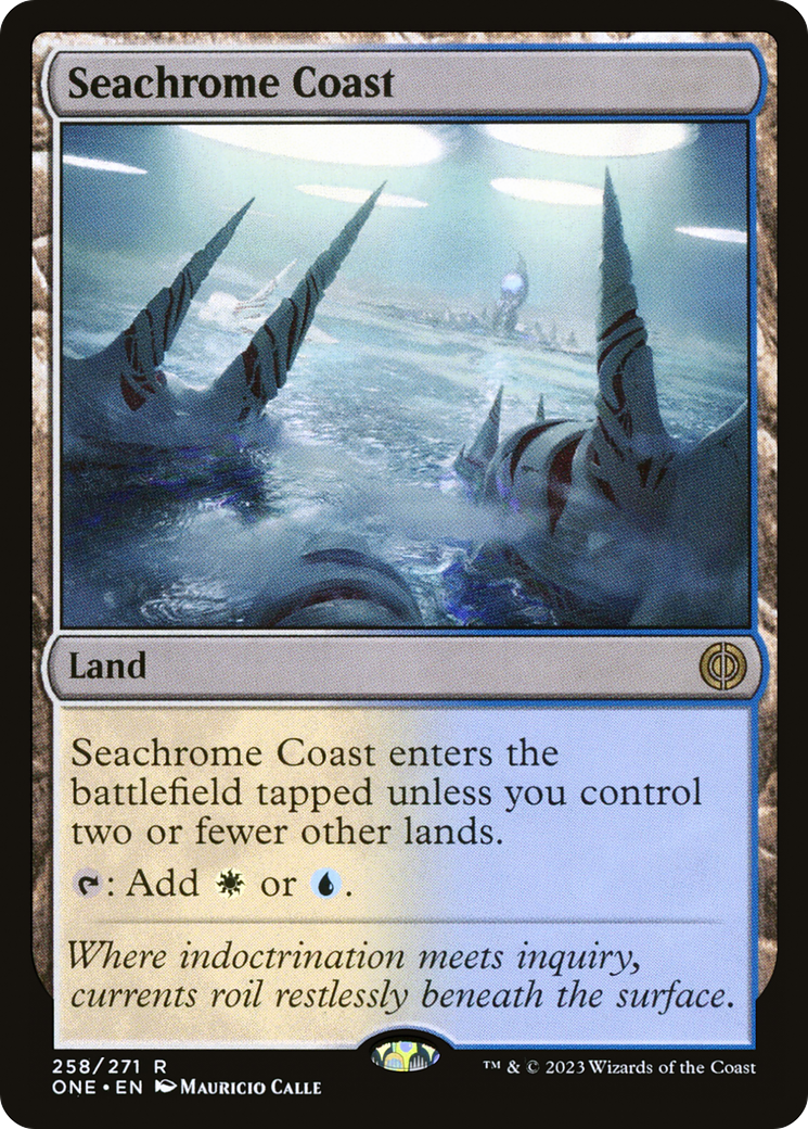 Seachrome Coast [Phyrexia: All Will Be One] | Clutch Gaming