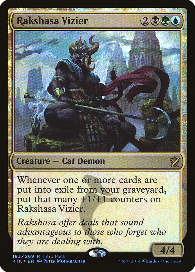 Rakshasa Vizier (Intro Pack) [Khans of Tarkir Promos] | Clutch Gaming