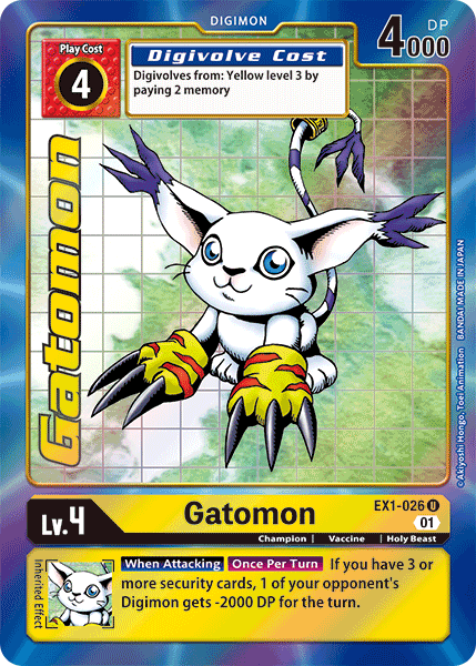 Gatomon [EX1-026] (Alternate Art) [Classic Collection] | Clutch Gaming