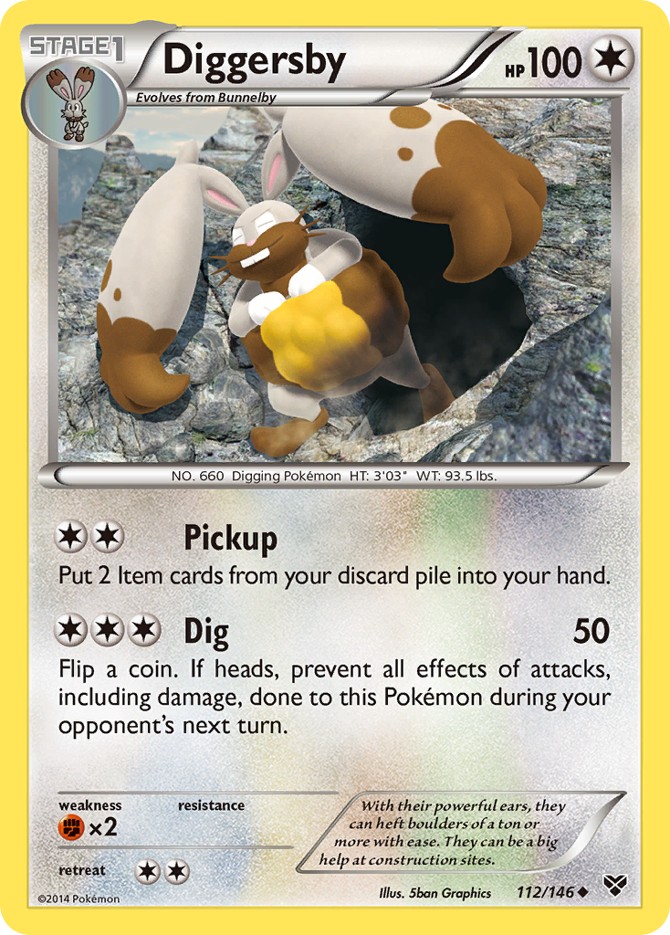 Diggersby (112/146) [XY: Base Set] | Clutch Gaming