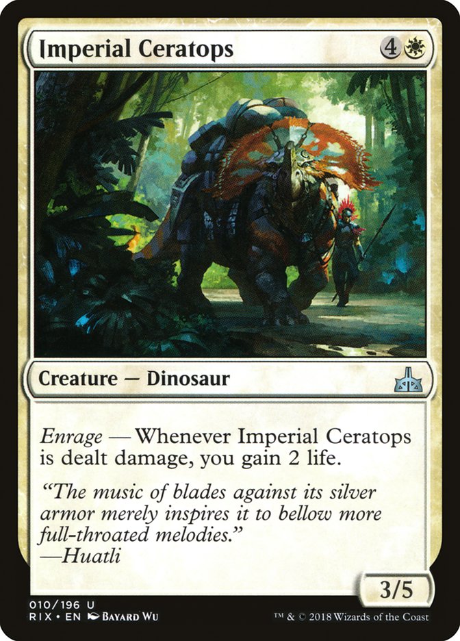 Imperial Ceratops [Rivals of Ixalan] | Clutch Gaming