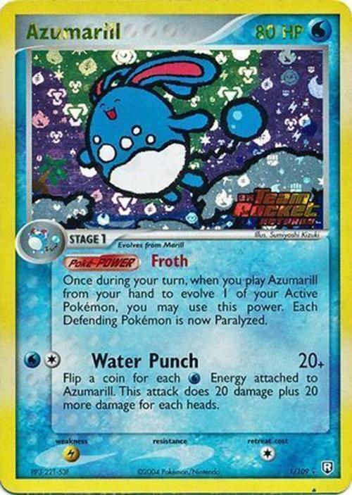 Azumarill (1/109) (Stamped) [EX: Team Rocket Returns] | Clutch Gaming