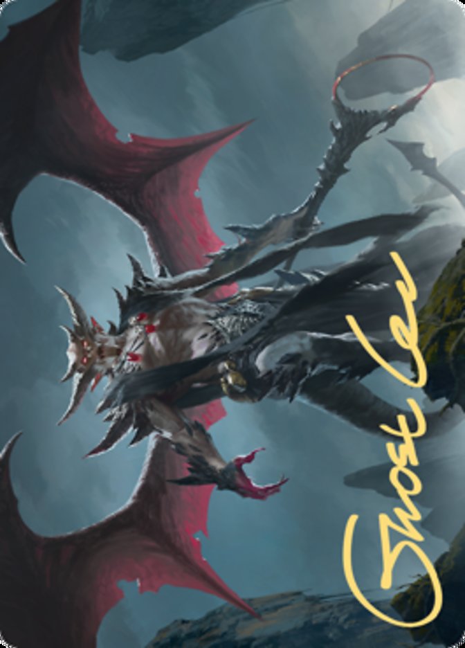 Taborax, Hope's Demise Art Card (Gold-Stamped Signature) [Zendikar Rising Art Series] | Clutch Gaming