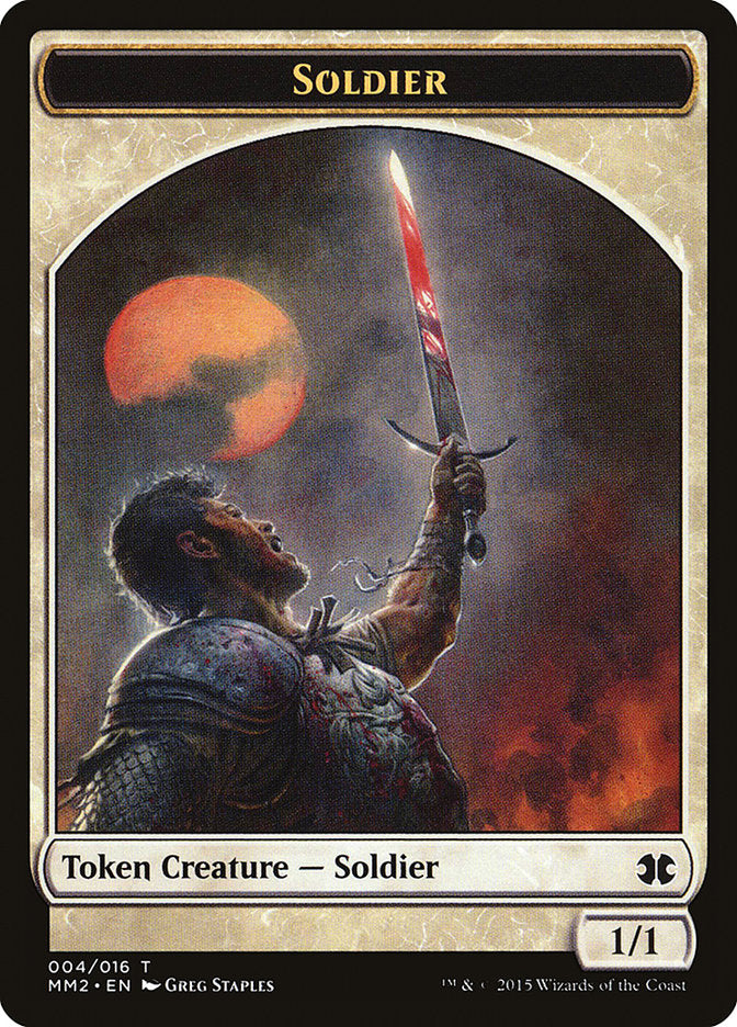 Soldier Token [Modern Masters 2015 Tokens] | Clutch Gaming