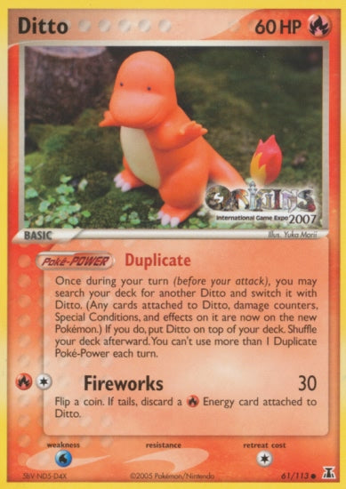 Ditto (61/113) (Origins Game Fair 2007) [EX: Delta Species] | Clutch Gaming