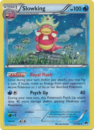 Slowking (21/122) (Cosmos Holo) [XY: BREAKpoint] | Clutch Gaming