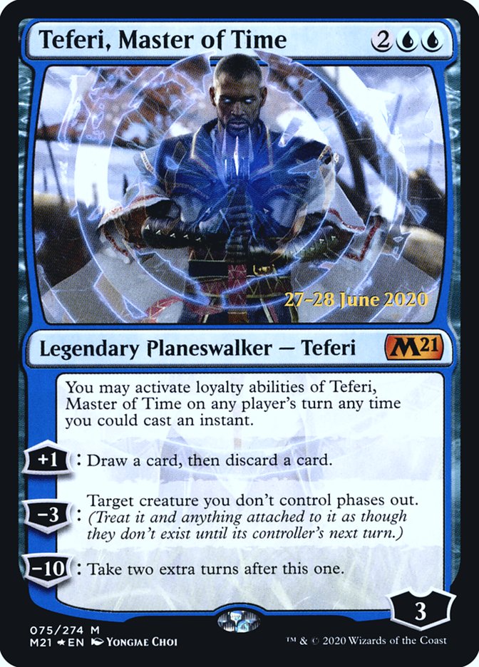 Teferi, Master of Time (075) [Core Set 2021 Prerelease Promos] | Clutch Gaming