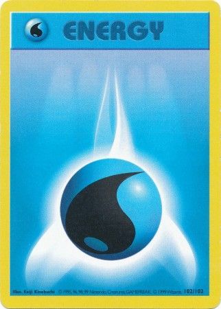 Water Energy (102/102) [Base Set Shadowless Unlimited] | Clutch Gaming