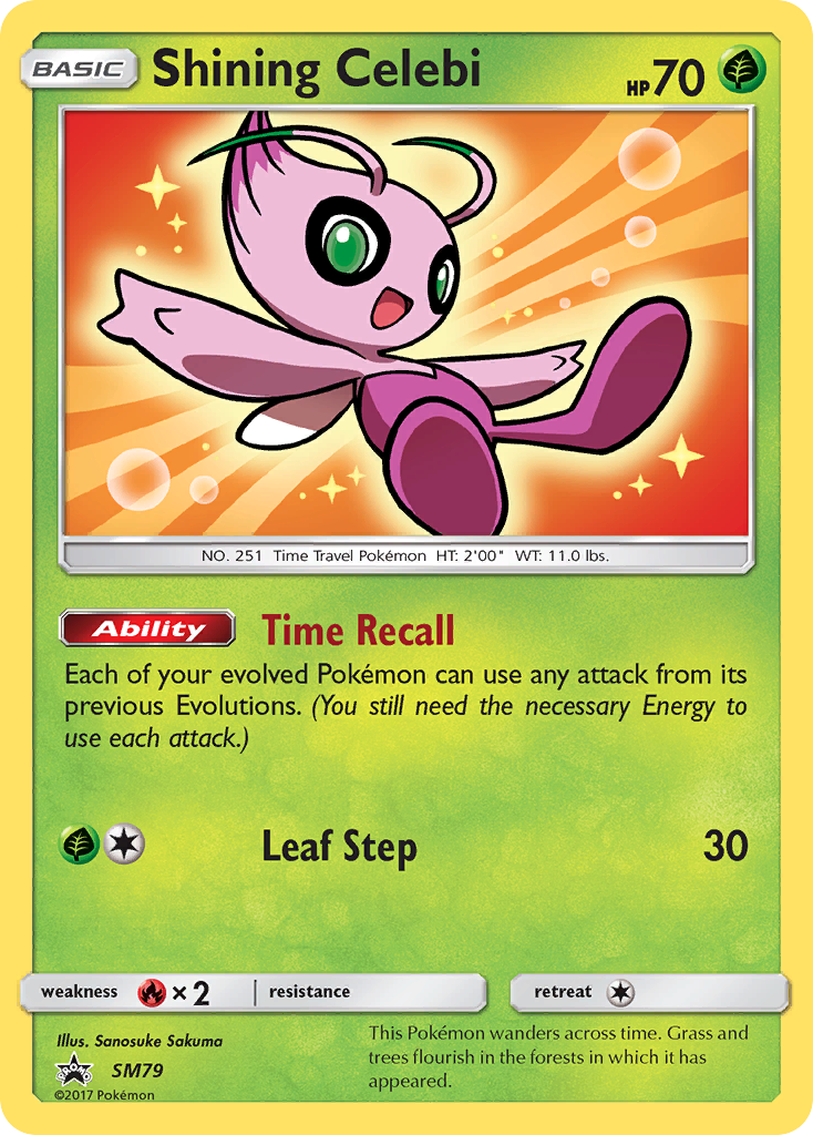 Shining Celebi (SM79) [Sun & Moon: Black Star Promos] | Clutch Gaming