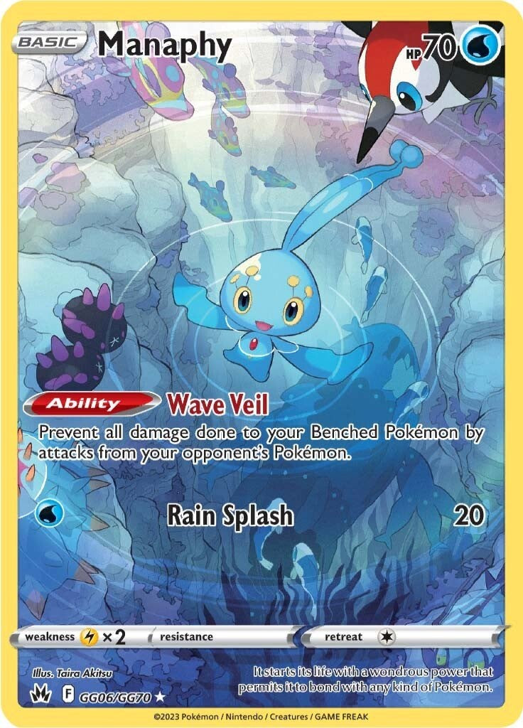 Manaphy (GG06/GG70) [Sword & Shield: Crown Zenith] | Clutch Gaming