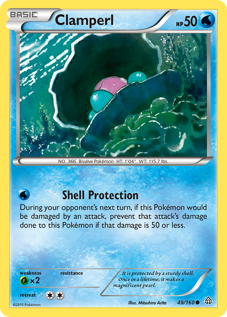 Clamperl (49/160) [XY: Primal Clash] | Clutch Gaming