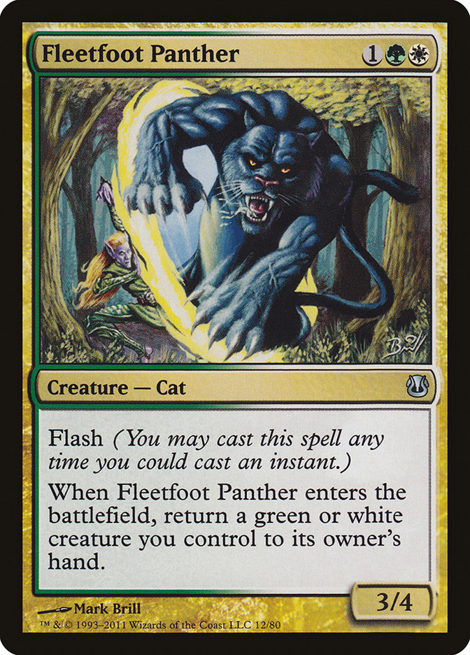 Fleetfoot Panther [Duel Decks: Ajani vs. Nicol Bolas] | Clutch Gaming